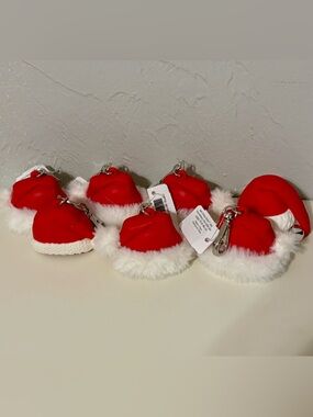 Bath & Body Works Santa Hat Pocketbac Sanitizer Holders - Set of 7